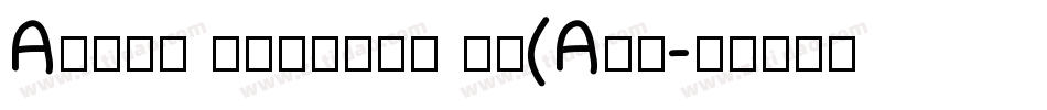 Arial Unicode MS(Ari字体转换